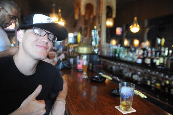 We're now parked at Bartender Durke's