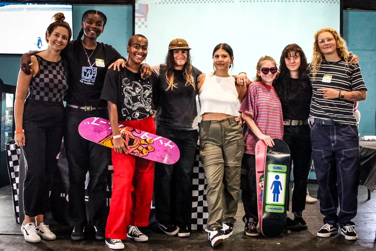 <!--girlsclinic19-->

At the end of the day, each of the girls on the Vans Team gave away a brand new deck to a young lady that they were hyped on. Congratulations to the winners and thanks to the Vans Team for making this event amazing as usual.
