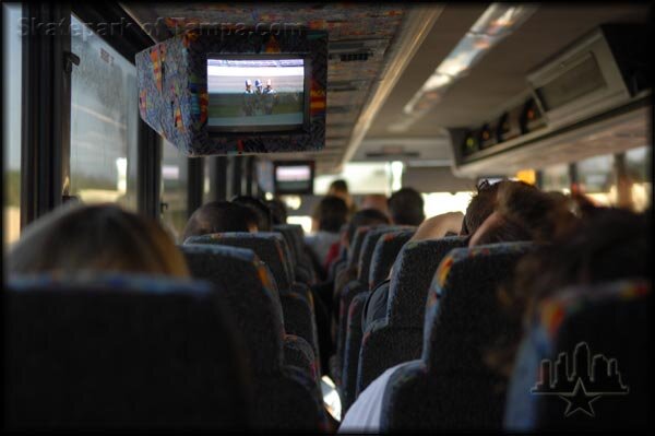 Talladega Nights on the Bus