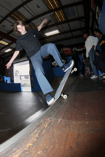 <!--cotc17-->

Marse Farmer -  Working that Home Court Advantage - Half Cab Nosegrind. 