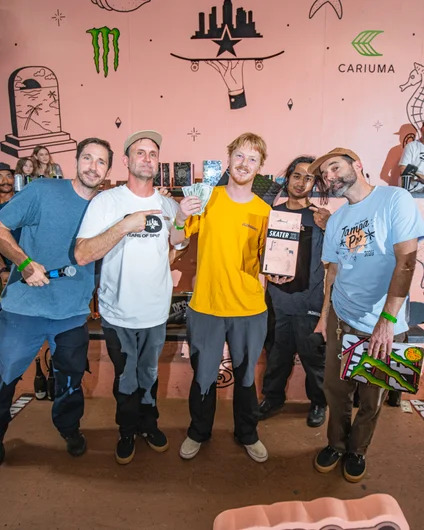 Jack Olson landed a switch front blunt switch flip across and down the kinked rail right after time during the Independent Best Trick. This awarded him Skater XL Trick of the Weekend and took home a custom Skater XL Xbox

<!--tampapro23day3-->