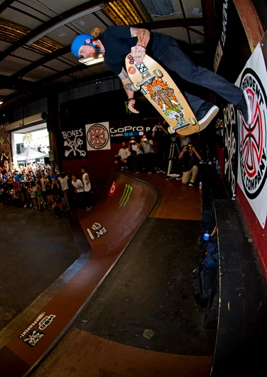 <!--PRO15SATDAY-->

My personal highlight of the day: watching Mike Vallely Foot Plant the wall above the big quarter pipe. It was raw, ridiculous, and pretty much the best thing ever.