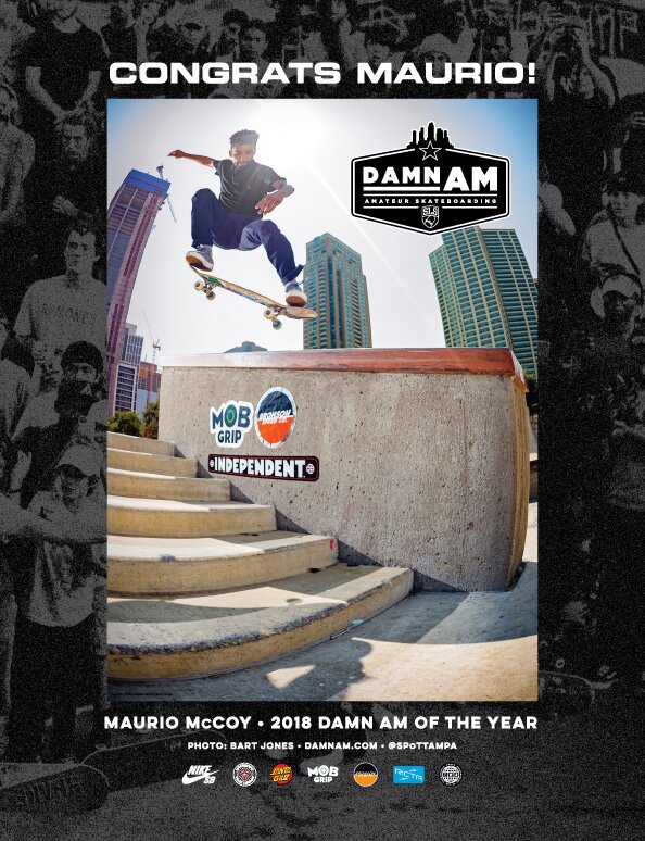 Maurio McCoy Wins Damn Am Of The Year 2018