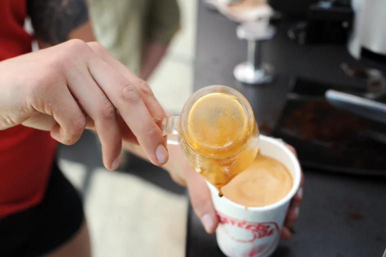 <!--tampapro2014d2-->

By late afternoon, everyone hit the Coffee Spot to stimulate a second wind. Thank you, The Skateboard Mag for the joe.