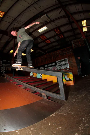 <!--toaweekend-->

Piro Sierra rips. Just one of many Tampa locals. Here's a proper Fakie FS Boardslide.
