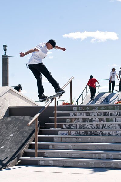 The fakie ollie backside lipslide is always a good