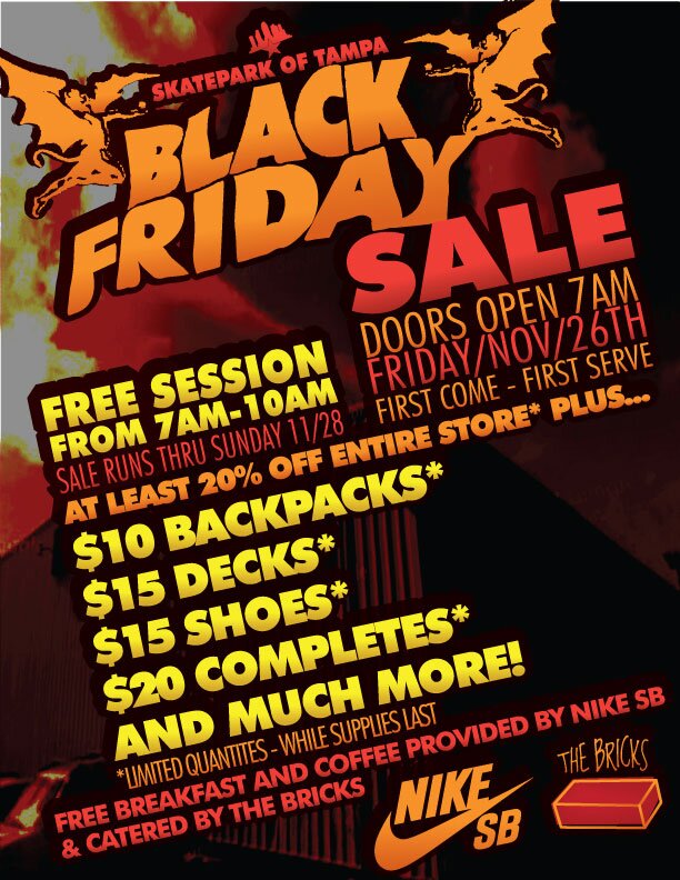 Black Friday Skateboarding Deals at SPoT