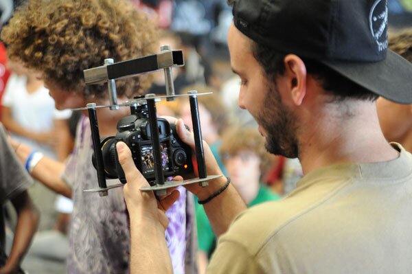 I like filmer Joe Pelham's custom DSLR set-up