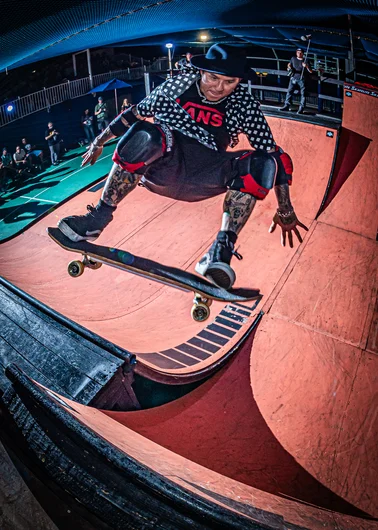 Christian makes his way up frontside.

<!--floggingmollycruise23-->