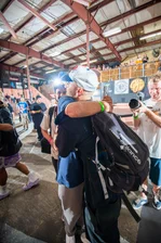 Hugs for JP as he ap