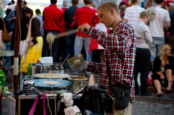 Thin pancakes for sale