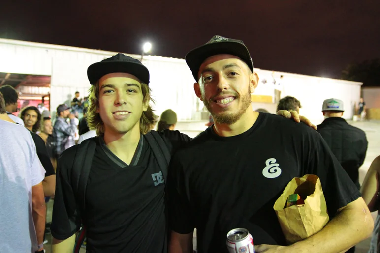 <!--ta14-fn-->

Chase Webb and Dylan Witkin were hanging in the courtyard watching an impromptu session.