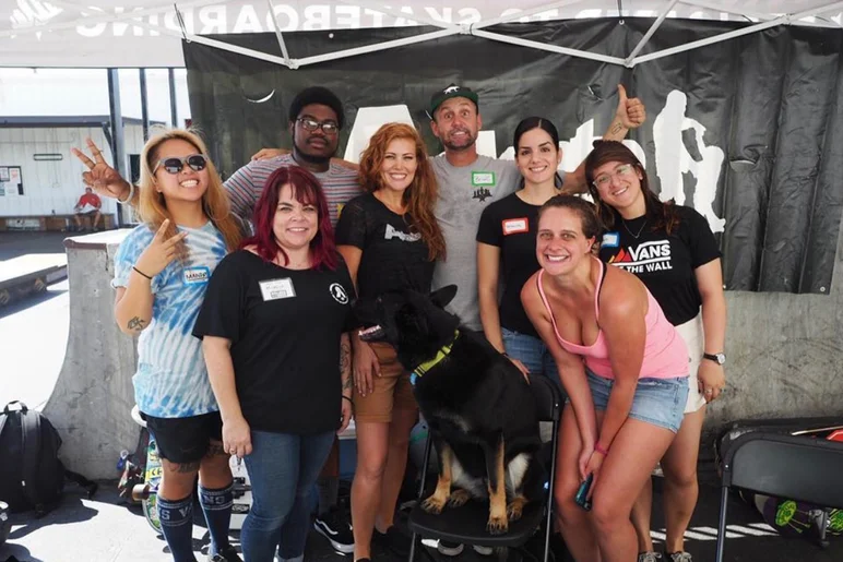 <!--askate2017-->

Local Vans employees joined us for the day to help make it a special one for all of our guests. That's the A.Skate Foundation's founder Crys Worley in the middle next to Schaefer and Michelle. She's responsible for making all this happen, so huge thanks to her.