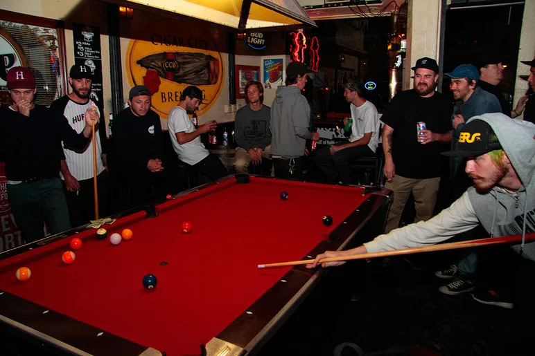 <!--tampapro2014night1-->

DBC killing the pool tables over at Reservoir bar.
