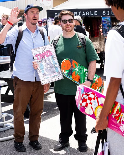 Grab an autograph from your favorite Pro or industry plug.