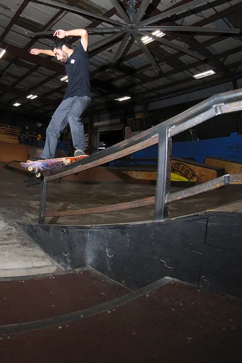 <!--2017coursepart2-->
When Rolo's not helping you find a shoe size in the shop, he's rocking front feebles in the course.