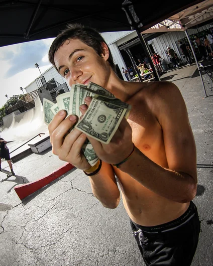 <!--consproject-->

Mikey earned a few bucks for his BS Noseblunt