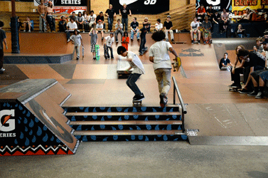 Here we have AJ Dall hanging on