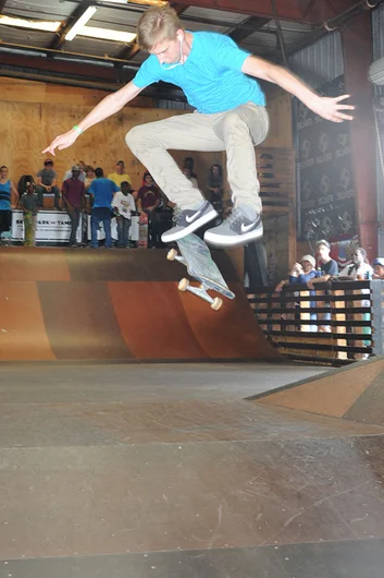 Dirt Weasel - kickflip.<!-- Go Skateboarding Day 2013 With Kayo -->