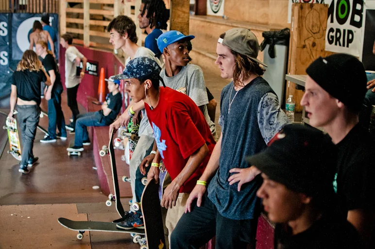 <!--ta14-t-->

The course was packed for warm ups today.