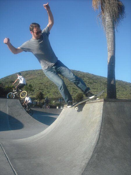 Mike D. demonstrates with a rock n’ roll