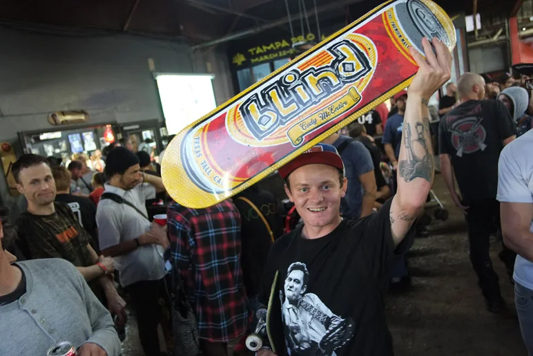 It's Cody McEntire's first Tampa Pro!  His boards arrived today.<!-- Tampa Pro 2013 Thursday and Friday -->