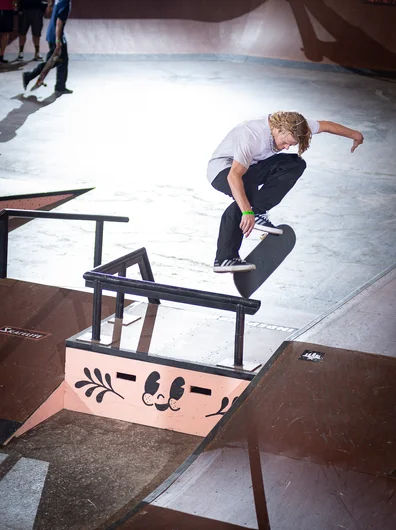 Hey Alec! Do A Kickflip.. Over a bar.. To Grind…that is!!

<!--tampapro23day3-->