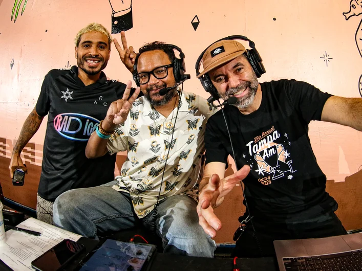 The announcers are ready to go; y’all ready to go Live?!
<!--tampaamsunday2023-->