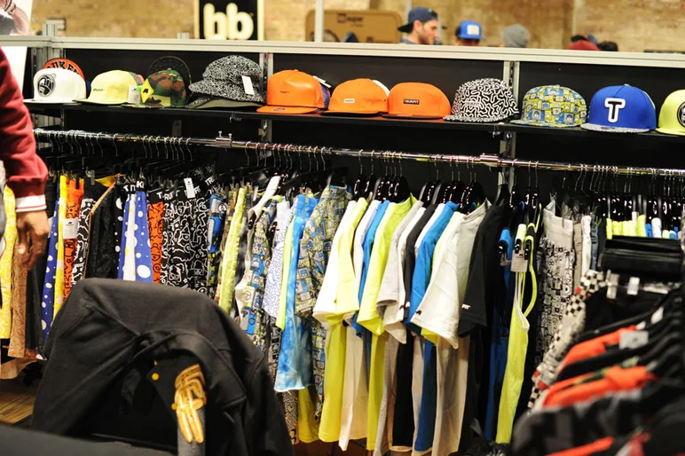 The Trukfit booth is looking colorful.<!-- Agenda Trade Show in NYC 2013 -->