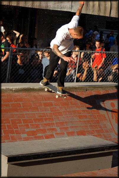 Brian Anderson - backside tailslide over the bench