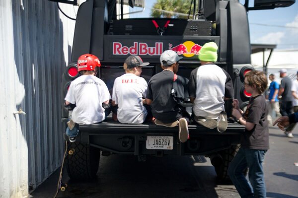 Red Bull provided entertainment for the tykes