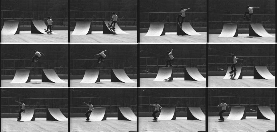 Ian Gow - frontside flip sequence