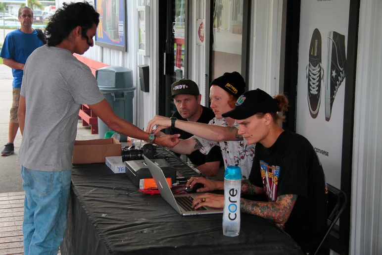 <!--btsb16-->

We had contest registration at the front door just in case you forgot. Aaron Morgan, Chris Reitz and Eric McKenney were there to help with anything you needed, except your Friday night hangover.
