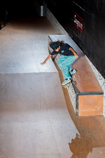 Almost missed the photo on this one. Gabi flew into this back smith going mach-10

<!--polarvideopremier2022-->