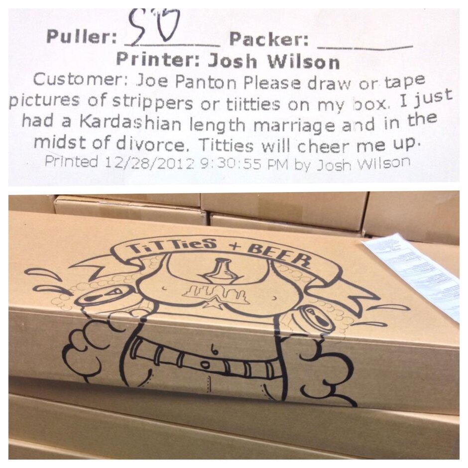 We Will Draw on Your Order If You Ask