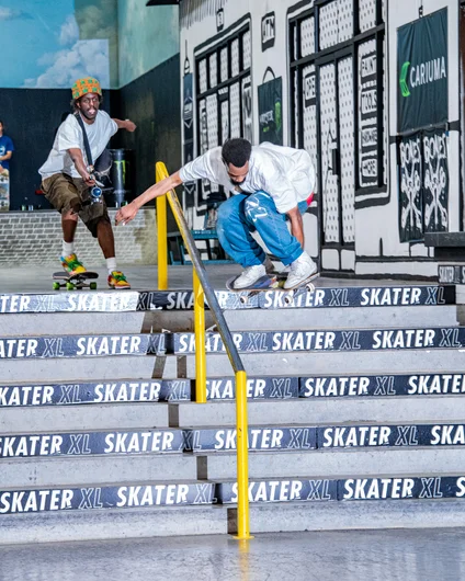 Gary Lemmons had his own filmer for Best Trick and was early grabbing over the rail. So sick

<!--damnamla2023besttrick-->