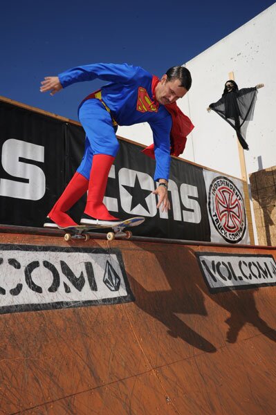 Superman has those back tails on lock