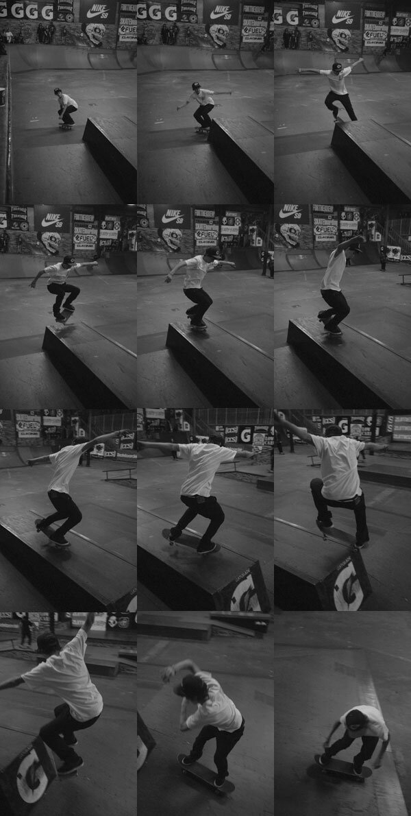 Jereme Knibbs - half cab nose manual backside 180