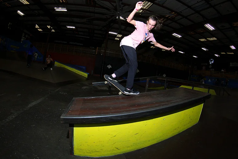 <!--theflarephotos-->
Matt Savidakis - BS 180 Nosegrind Back to Regular.