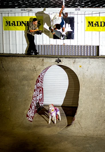 Tyson Zane pays ode to the pony.
<!--tampam2022madnessconcretejam-->
