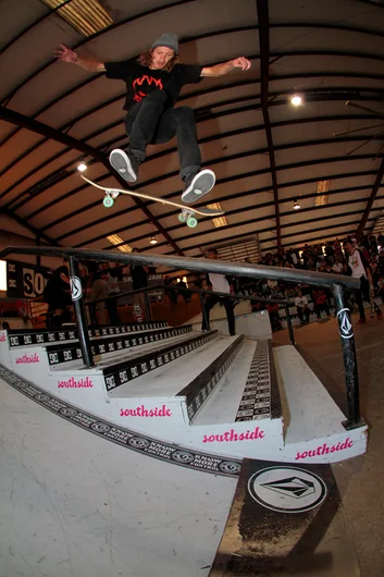 <!--ridetexas14-->

Tre Flip 50-50 done perfectly by Taylor Kirby.
