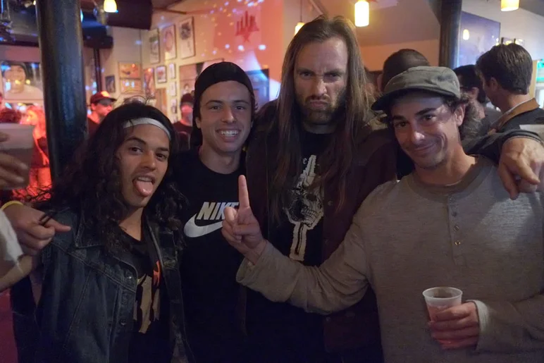 David, Luan, Chris, and James.<!-- Tampa Pro 2013 Skateboarding and the After-Party -->