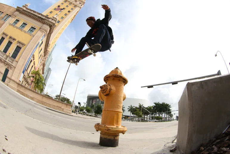 <!-- MIAsummer2013 -->

The next day James Cobb woke up before everyone else to skate some spots around the hotel.