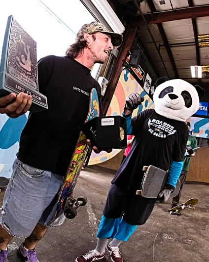 Nick Hanson with the Nixon Timepiece