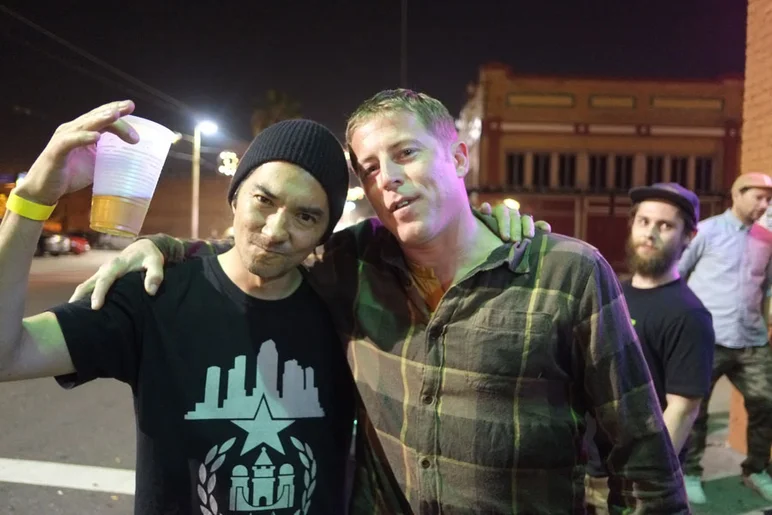 When it's Donny Barley, I have to get in the photo.<!-- Tampa Pro 2013 Skateboarding and the After-Party -->