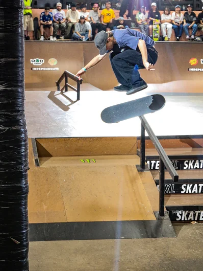 Hardflip Back Lip straight out the gate from Ohio's Gabe Vigliotti
<!--tampaamsunday2023-->