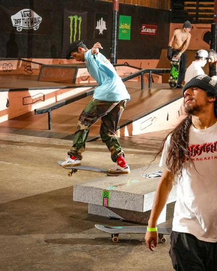 Alright, let's try to skate the new RDS ledge in a nice orderly fashion. Robby Kirkland, you go first

<!--goskateboardingday2023-->