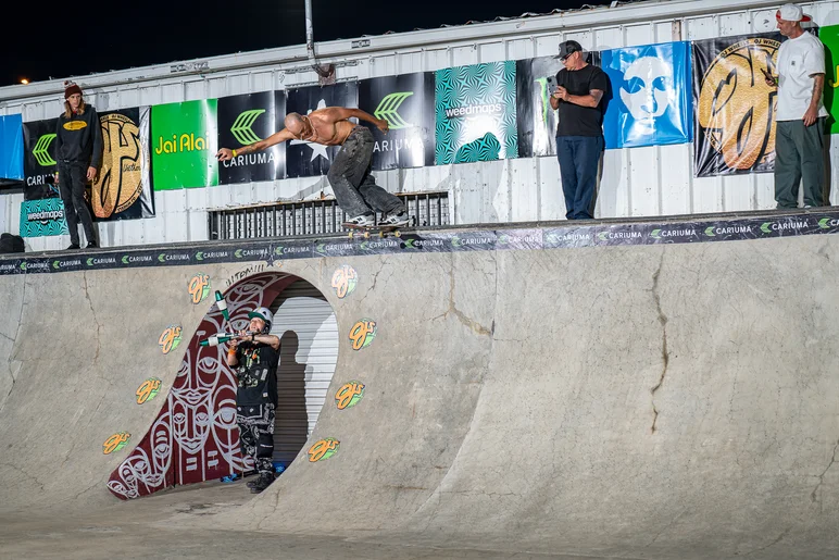 Back tail from Pedro was no joke. He was hitting it like a street ledge


<!--tampapro24concretejam-->