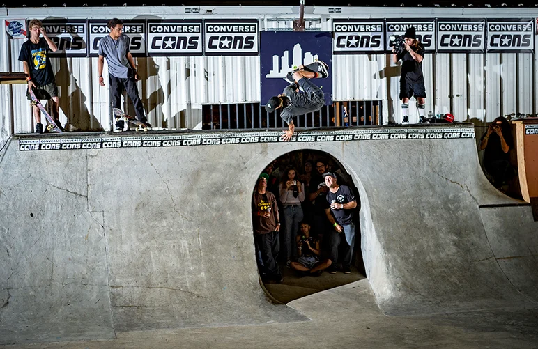 <!--ccjam18-->

Steven McKaig gets things poppin’ with an Invert over the door.
