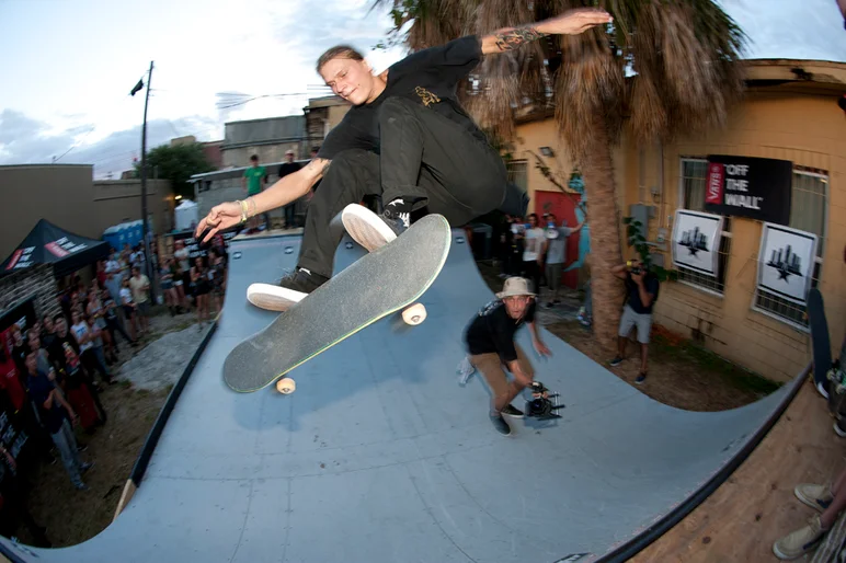 <!--ybor4year-->

Eric McKenney was just warming up during the first jam. Eric blasted this frontside flip into the stratosphere and picked up a few extra bucks for his effort.







